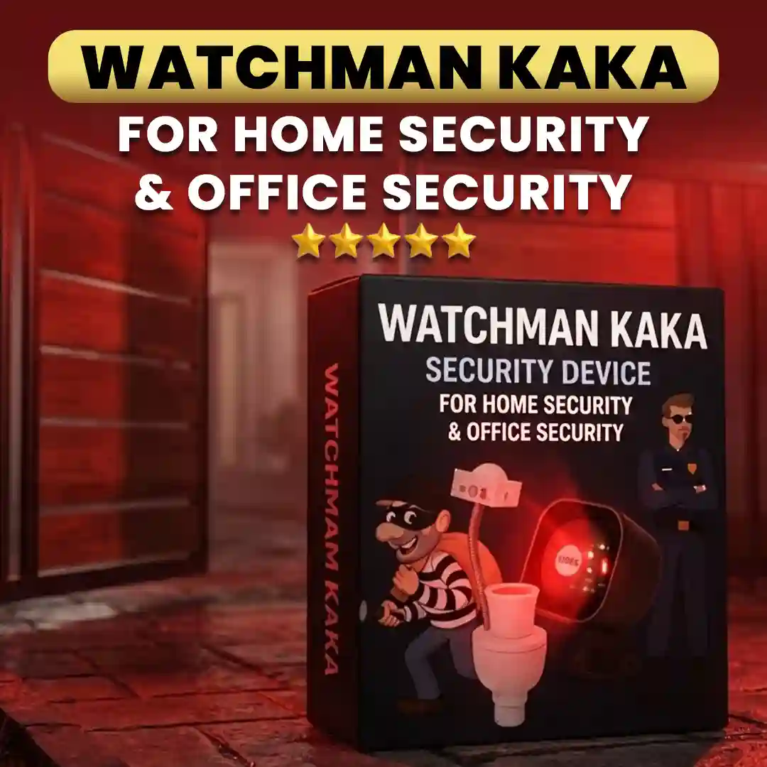 Watchman Kaka - Home & Office Anti-Theft Security Alarm with Motion Light Siren 120dB