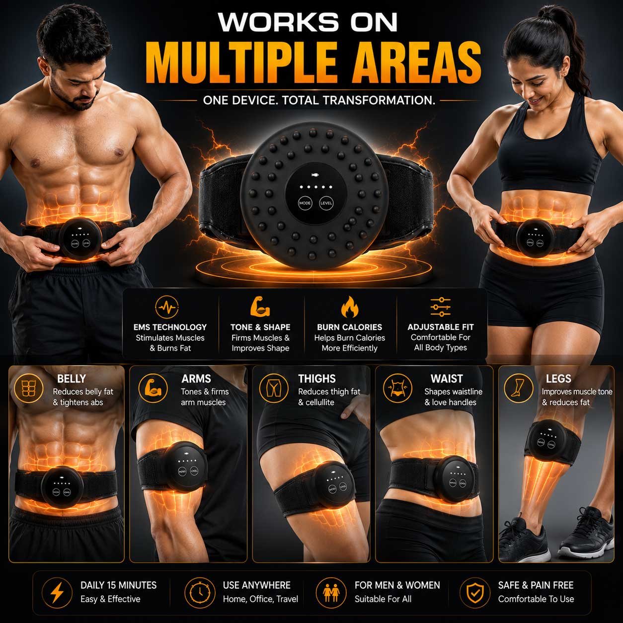 EMS Belly Fat Remover™ | 30 Day Money Back Guarantee - Image 4